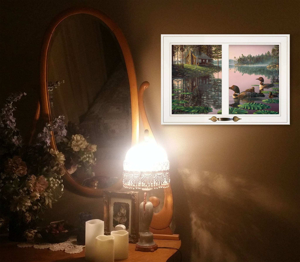 Northern Tranquility 3 White Framed Print Wall Art - Homeroots - Flyclothing LLC