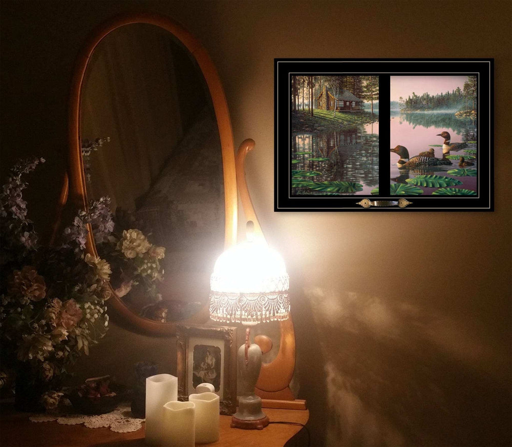 Northern Tranquility 4 Black Framed Print Wall Art - Homeroots - Flyclothing LLC