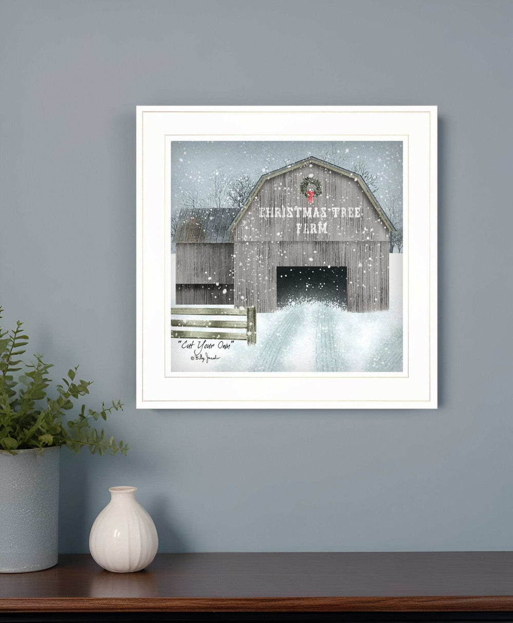 Cut Your Own 1 White Framed Print Wall Art - Homeroots - Flyclothing LLC