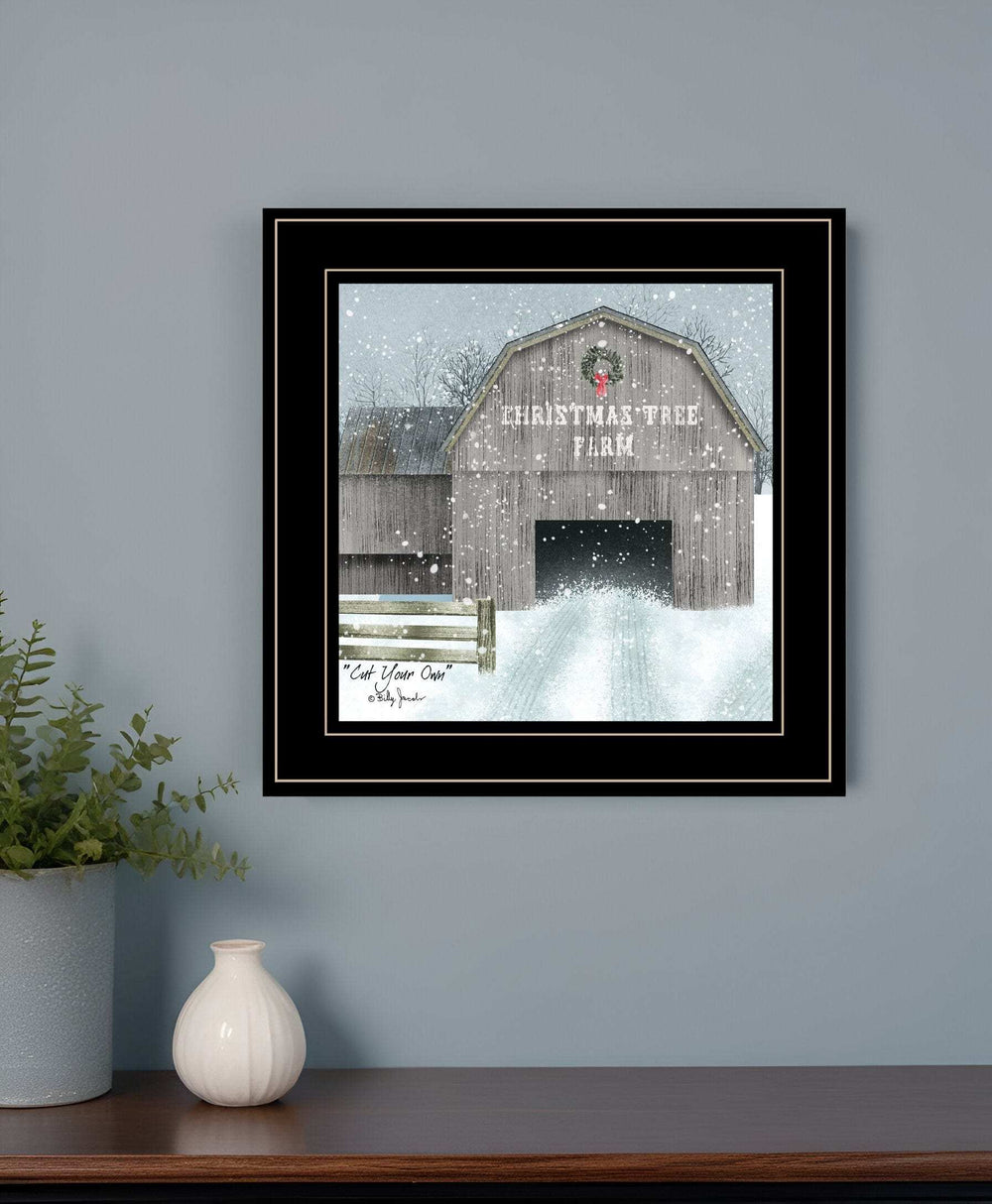 Cut Your Own 2 Black Framed Print Wall Art - Homeroots - Flyclothing LLC