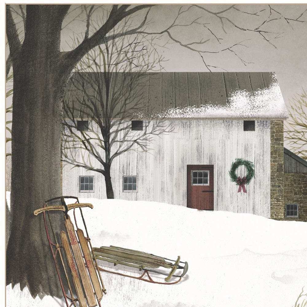 Christmas Time is coming 1 White Framed Print Wall Art - Homeroots - Flyclothing LLC