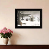 Christmas Time is coming 2 Black Framed Print Wall Art - Homeroots - Flyclothing LLC