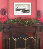 Christmas Wagon 1 White Framed Print Wall Art - Homeroots - Flyclothing LLC