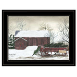 Christmas Wagon 2 Black Framed Print Wall Art - Homeroots - Flyclothing LLC