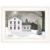 Silent Night 2 White Framed Print Wall Art - Homeroots - Flyclothing LLC