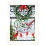 Christmas Peace 1 White Framed Print Wall Art - Homeroots - Flyclothing LLC