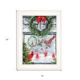 Christmas Peace 1 White Framed Print Wall Art - Homeroots - Flyclothing LLC