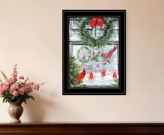 Christmas Peace 2 Black Framed Print Wall Art - Homeroots - Flyclothing LLC