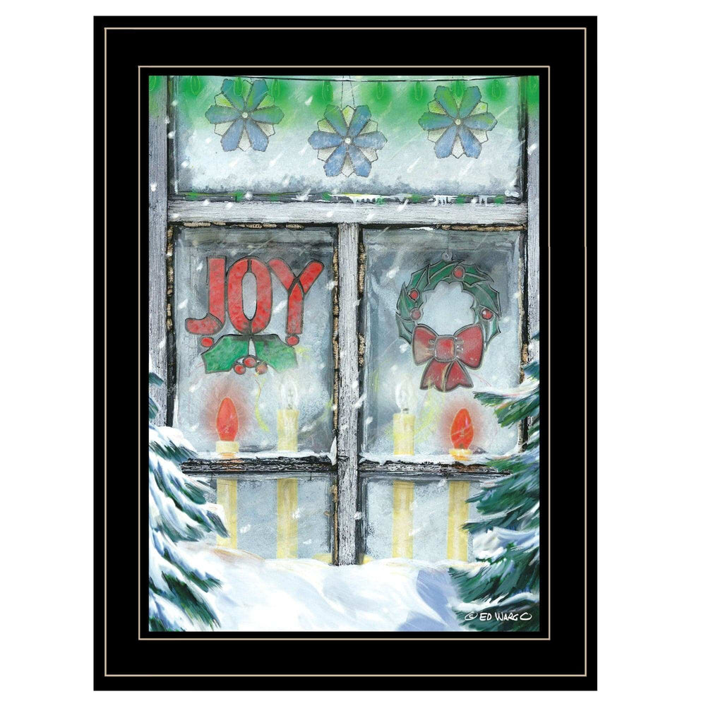 Christmas Joy 2 Black Framed Print Wall Art - Homeroots - Flyclothing LLC