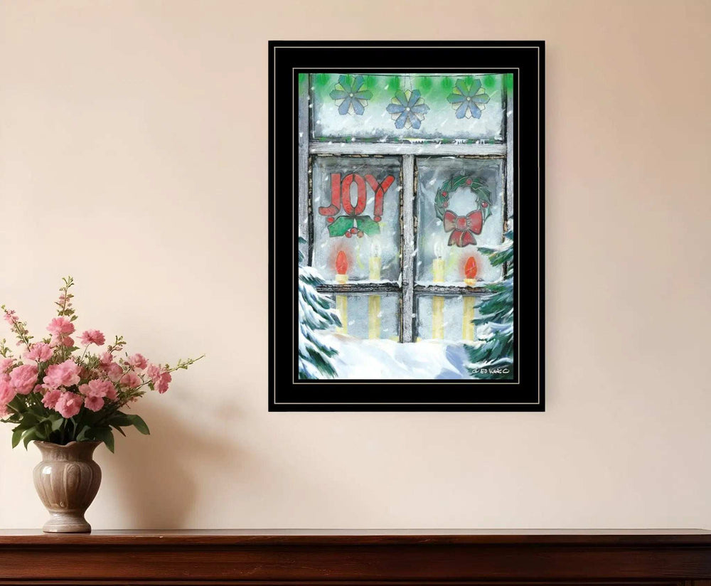 Christmas Joy 2 Black Framed Print Wall Art - Homeroots - Flyclothing LLC