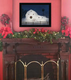 Christmas Starry Night 2 Black Framed Print Wall Art - Homeroots - Flyclothing LLC