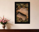 Holly and Ivy 2 Black Framed Print Wall Art - Homeroots - Flyclothing LLC