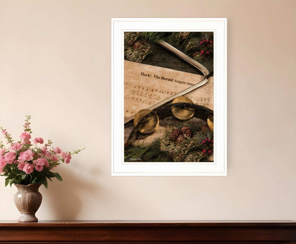 The Angels Sing 1 White Framed Print Wall Art - Homeroots - Flyclothing LLC