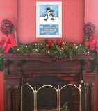 Trendy Snowman 1 White Framed Print Wall Art - Homeroots - Flyclothing LLC