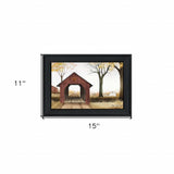 Bucks County Bridge 2 Black Framed Print Wall Art - Homeroots - Flyclothing LLC