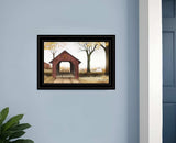 Bucks County Bridge 3 Black Framed Print Wall Art - Homeroots - Flyclothing LLC