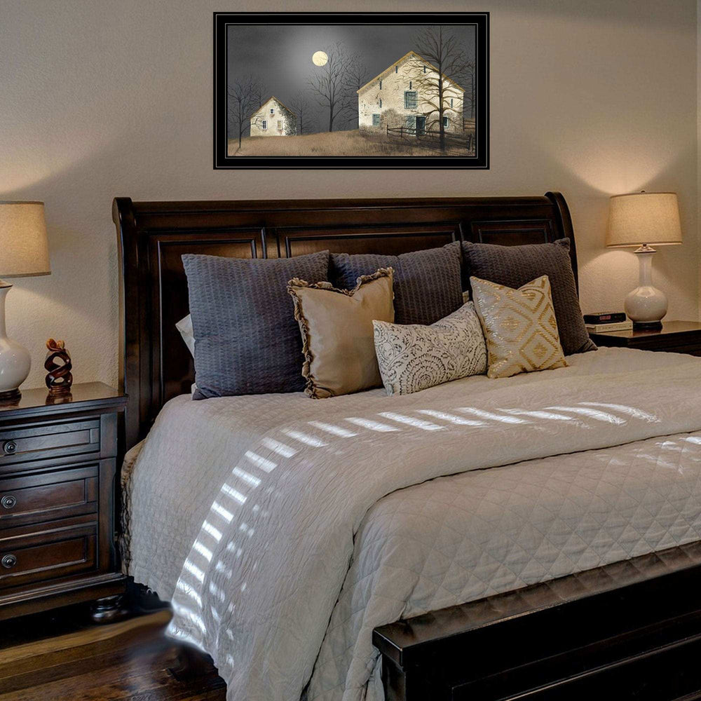 Still of the Night 6 Black Framed Print Wall Art - Homeroots - Flyclothing LLC