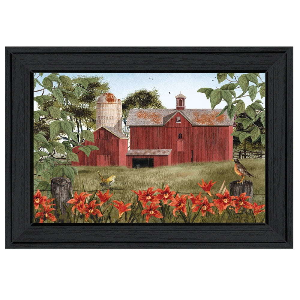 Summer Days 1 Black Framed Print Wall Art - Homeroots - Flyclothing LLC