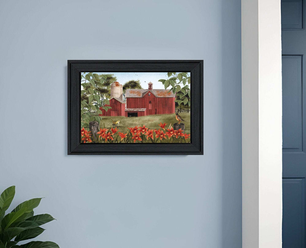 Summer Days 1 Black Framed Print Wall Art - Homeroots - Flyclothing LLC
