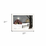 Light in the Stable 5 White Framed Print Wall Art - Homeroots - Flyclothing LLC