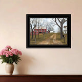 The Old Dirt Road 3 Black Framed Print Wall Art - Homeroots - Flyclothing LLC