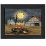 Spooky Harvest Moon 3 Black Framed Print Kitchen Wall Art - Homeroots - Flyclothing LLC