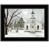 I Heard the Bells on Christmas 3 Black Framed Print Wall Art - Homeroots - Flyclothing LLC