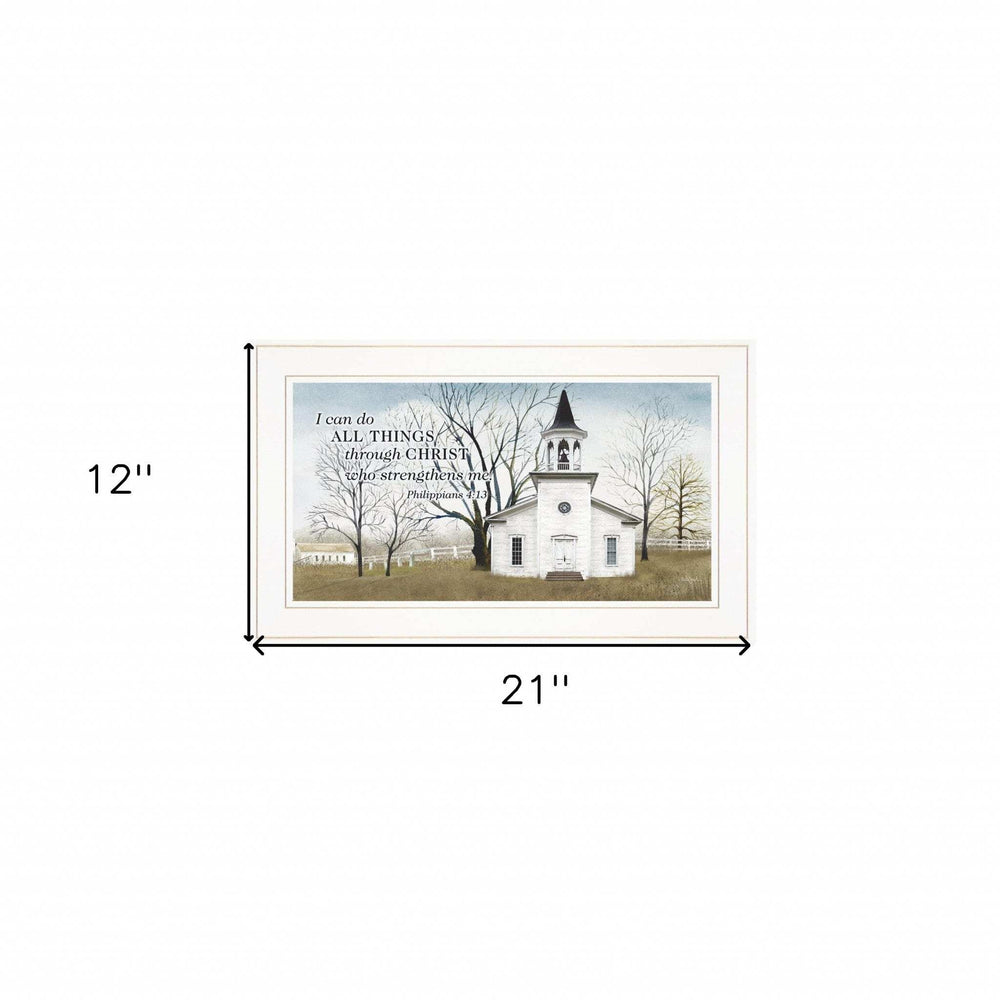 Amazing Grace 4 White Framed Print Wall Art - Homeroots - Flyclothing LLC