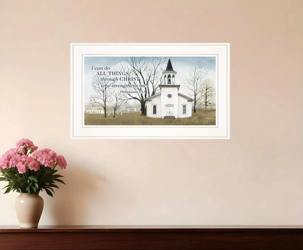 Amazing Grace 4 White Framed Print Wall Art - Homeroots - Flyclothing LLC