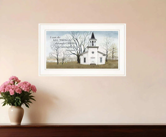 Amazing Grace 4 White Framed Print Wall Art - Homeroots - Flyclothing LLC