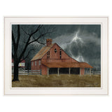 Dark and Stormy Night 2 White Framed Print Wall Art - Homeroots - Flyclothing LLC