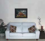 Dark and Stormy Night 3 Black Framed Print Wall Art - Homeroots - Flyclothing LLC