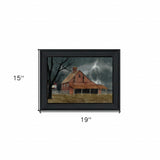 Dark and Stormy Night 3 Black Framed Print Wall Art - Homeroots - Flyclothing LLC
