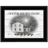 Give It To God Black Framed Print Wall Art - Homeroots - Flyclothing LLC