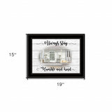 Humble and Kind 2 Black Framed Print Wall Art - Homeroots - Flyclothing LLC