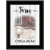 Farm Charm 2 Black Framed Print Wall Art - Homeroots - Flyclothing LLC