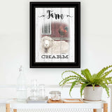 Farm Charm 2 Black Framed Print Wall Art - Homeroots - Flyclothing LLC
