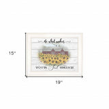 Do What Makes Your Soul Shine 1 White Framed Print Wall Art - Homeroots - Flyclothing LLC