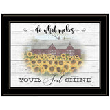 Do What Makes Your Soul Shine 2 Black Framed Print Wall Art - Homeroots - Flyclothing LLC