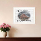 Storm Dance White Framed Print Wall Art - Homeroots - Flyclothing LLC