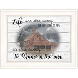 Storm Dance White Framed Print Wall Art - Homeroots - Flyclothing LLC