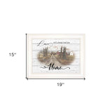 Love Will Always Lead You Home 1 White Framed Print Wall Art - Homeroots - Flyclothing LLC