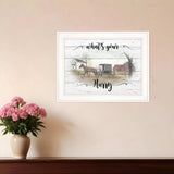 Whats Your Hurry 1 White Framed Print Wall Art - Homeroots - Flyclothing LLC
