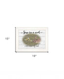 Some See A Weed 1 White Framed Print Wall Art - Homeroots - Flyclothing LLC