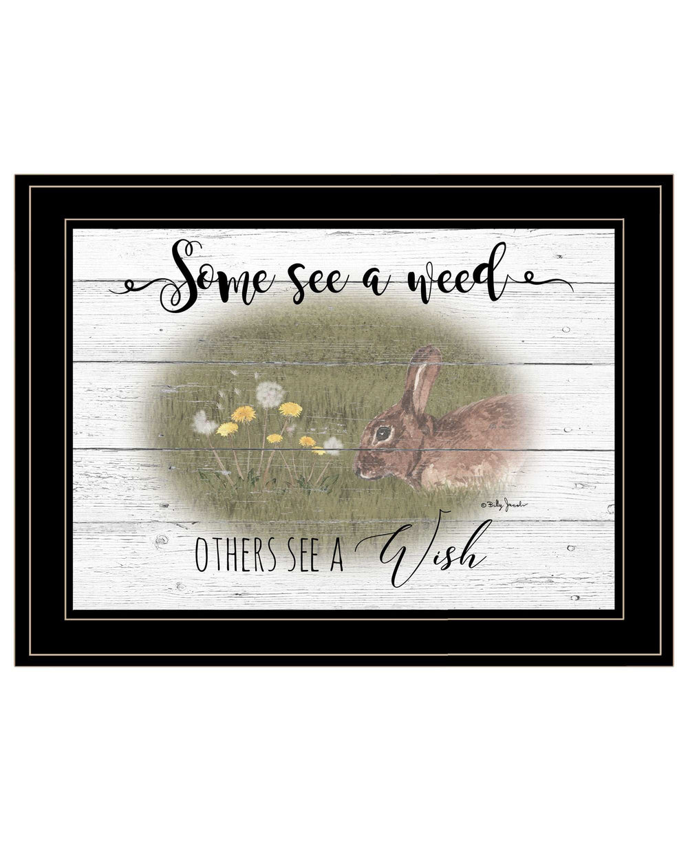 Some See A Weed 2 Black Framed Print Wall Art - Homeroots - Flyclothing LLC