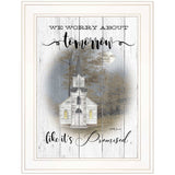 Tomorrow 1 White Framed Print Wall Art - Homeroots - Flyclothing LLC