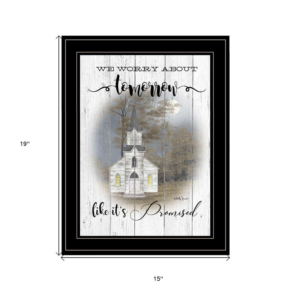 Tomorrow 2 Black Framed Print Wall Art - Homeroots - Flyclothing LLC