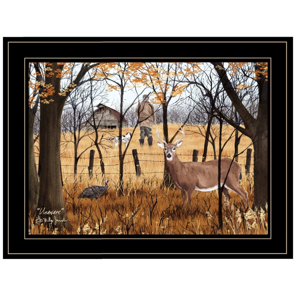 Unaware 2 Black Framed Print Wall Art - Homeroots - Flyclothing LLC