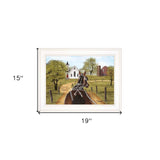 Amish on Sunday Drive 1 White Framed Print Wall Art - Homeroots - Flyclothing LLC