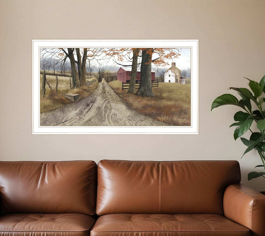 The Road Home 8 White Framed Print Wall Art - Homeroots - Flyclothing LLC